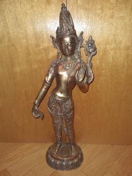 Shakti, Messing-Figur - Indien -