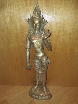 Shakti, Messing-Figur - Indien -