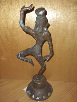 Bronze-Figur, Shiva - Indien - Mitte 20. Jahrhundert