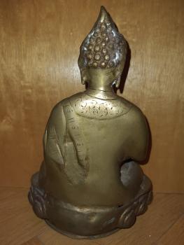 Buddha, Messing-Figur - China - 2. Hälfte 20. Jahrhundert