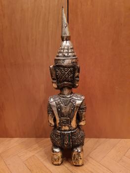 Tempeltänzerin, Holz-Figur - Thailand - Anfang 20. Jahrhundert