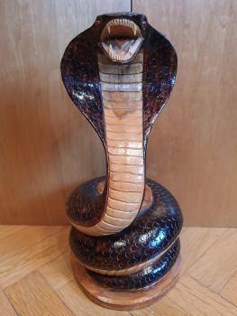 Hol-Figur, Kobra - Asien - 21. Jahrhundert