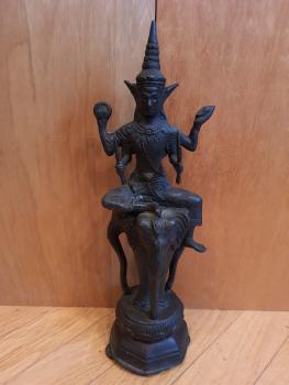 Bronze-Figur, Avalokiteshvara - Thailand - 1. Hälfte 20. Jahrhundert