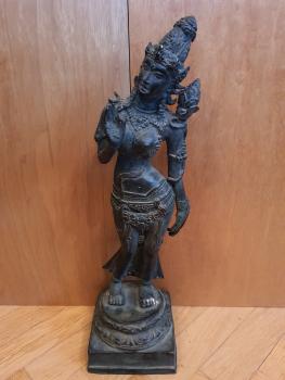 Bronze-Figur, Parvati - Thailand - 1. Hälfte 20. Jahrhundert