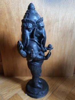 Bronze-Figur, Ganesha - Indien - Mitte 20. Jahrhundert