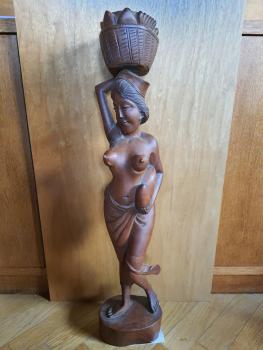 Frauenfigur, Holz - Bali - 20. Jahrhundert