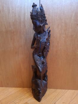 Holz-Figur, Dewi Sri - Bali - Mitte 20. Jahrhundert