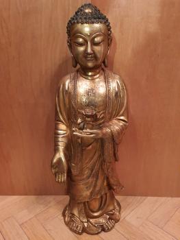 Buddha-Bronze, (59,5cm) Phra Yulai  - China - 2. Hälfte 20. Jahrhundert