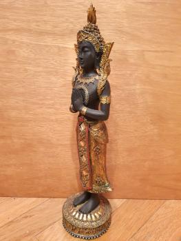 Tempelwächter, Bronze Figur - Thailand - Mitte 20. Jahrhundert