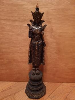 Tempelwächter, Bronze-Figur - Thailand - Mitte 20. Jahrhundert