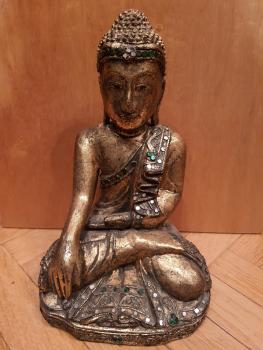 Holz-Buddha, Mandalay  - Myanmar - 20. Jahrhundert