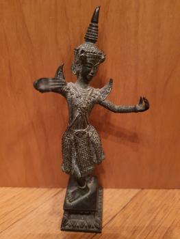 Tempeltänzerin, Bronze - Thailand - Anfang 20. Jahrhundert