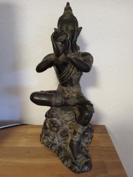 Phra Aphai Mani - Flötenspieler, Bronze - Thailand - Mitte 20. Jahrhundert