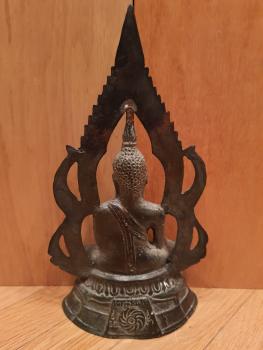 Buddha-Figur, Bronze - Thailand - Anfang 20. Jahrhundert