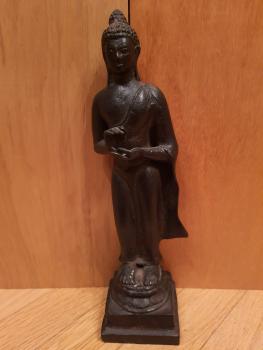 Buddha-Figur, Bronze -Thailand - Anfang 20. Jahrhundert