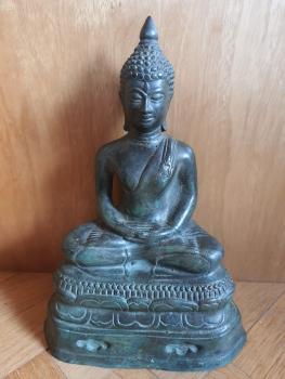 Buddha-Figur,  Bronze - Thailand - Ende des 20. Jahrhunderts