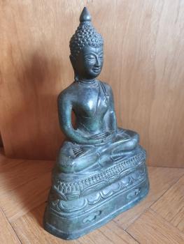 Buddha-Figur,  Bronze - Thailand - Ende des 20. Jahrhunderts