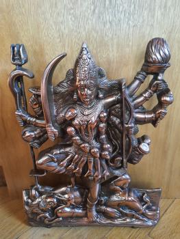 Bronze-Figur, Göttin Kali  - Indien - 21. Jahrhundert
