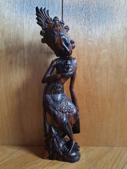 Holz-Figur, Göttin Dewi Sri  - Bali -  20. Jahrhundert