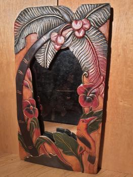 Wand-Spiegel, Holz - Bali -