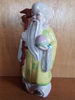 Keramik-Figur der Gottheit Tudigong - China -