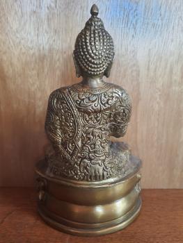 Buddha-Figur, Bronze - Nepal - Anfang 20. Jahrhundert