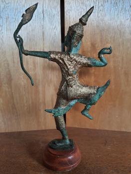 Bronze-Figur, Thai Rama -Thailand - 20. Jahrhundert