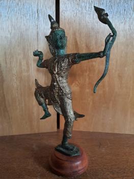 Bronze-Figur, Thai Rama -Thailand - 20. Jahrhundert