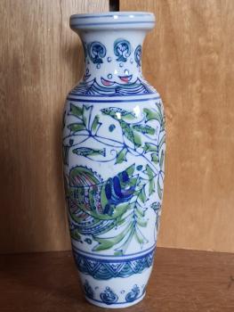 Asiatische Vase, Porzellan - Japan -