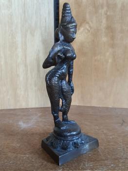 Tempeltänzerin, Bronze-Figur - Indien - Mitte 20. Jahrhundert