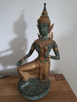 Tempeltänzerin, Apsara, Bronze -Thailand - Anfang 20. Jahrhundert