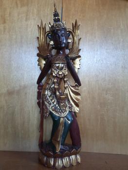 Holz-Figur, Dewi Sri - Bali - Mitte 20. Jahrhundert