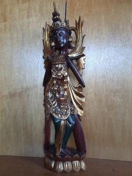 Holz-Figur, Dewi Sri - Bali - Mitte 20. Jahrhundert