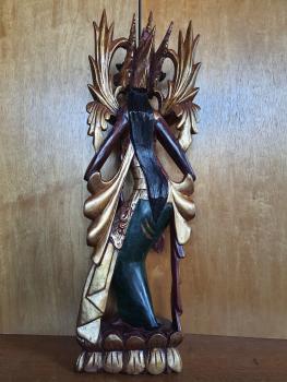 Holz-Figur, Dewi Sri - Bali - Mitte 20. Jahrhundert