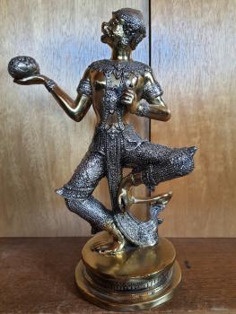 Messing-Figur, Hanuman  - Thailand - 20. Jahrhundert