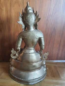 Große Bronze "Tara" - Nepal - Ende des 20. Jahrhunderts