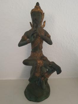 Phra Aphai Mani - Flötenspieler, Bronze - Thailand - Anfang 20. Jahrhundert