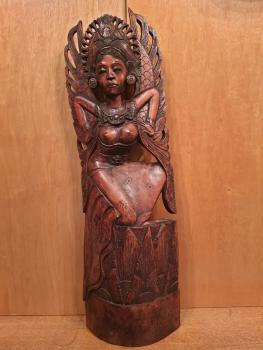 Holz-Figur, balinesische Göttin - Bali - 1. Hälfte 20. Jahrhundert