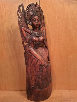Holz-Figur, balinesische Göttin - Bali - 1. Hälfte 20. Jahrhundert