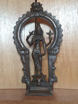 Bronze-Figur, Göttin Parvati  - Bali - Ende 20. Jahrhundert