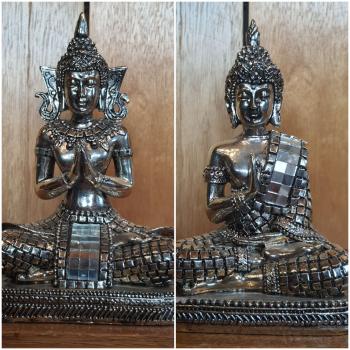 2 Buddhas, Dekofiguren - Thailand -