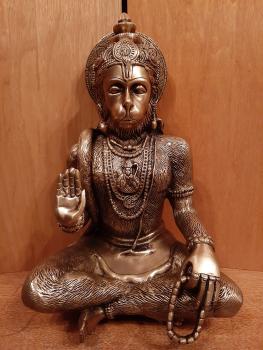Messing-Figur, Hanuman  - Indien - 21. Jahrhundert