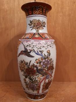 Blumen-Vase, Porzellan  - China -  Ende 20. Jahrhundert