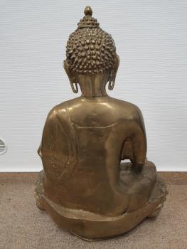 Buddha-Figur, Bronze  - Indien - Anfang 20. Jahrhundert