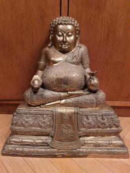 Buddha-Bronze, Phra Sangkachai  - China - Anfang 20. Jahrhundert