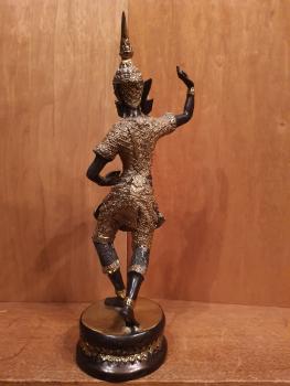 Bronze-Figur, Tempeltänzer  - Thailand - Mitte 20. Jahrhundert