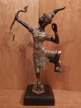 Bronze Figur, Thai Rama  - Thailand - Mitte 20. Jahrhundert