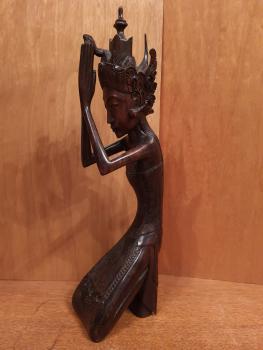 Holz-Figur, Dewi Sri - Bali - Mitte 20. Jahrhundert