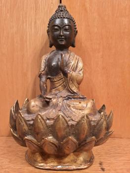 Buddha-Figur, Bronze  - China - Anfang 20. Jahrhundert