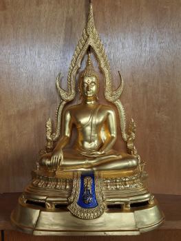 Buddha-Figur, Bronze  - Thailand - 20. Jahrhundert